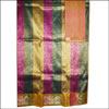 Multicolor Pattu Parikini-Ooni Set with Mustard Border (NSS-58) - Click here to View more details about this Product